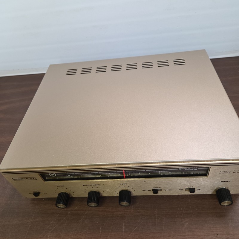 Raymer 840-35A Solid State FM Receiver/PA/MIC Mono Amp 35 Watts RMS VG Read gallery