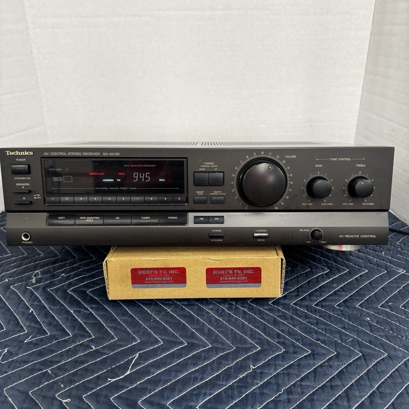 TECHNICS SA-GX130 VINTAGE AM/FM STEREO RECEIVER – SERVICED – CLEANED – TESTED
