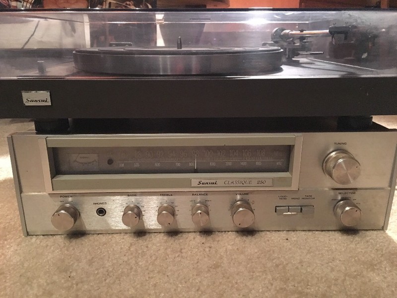 Sansui Classique 250T;Receiver & Turntable;Late 1960's;sold for parts. gallery