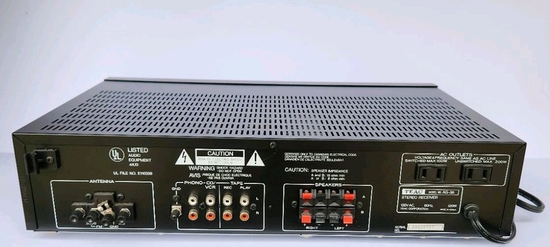 Teac AG-35 AM/FM Stereo Receiver Tested & Working. With Manual gallery