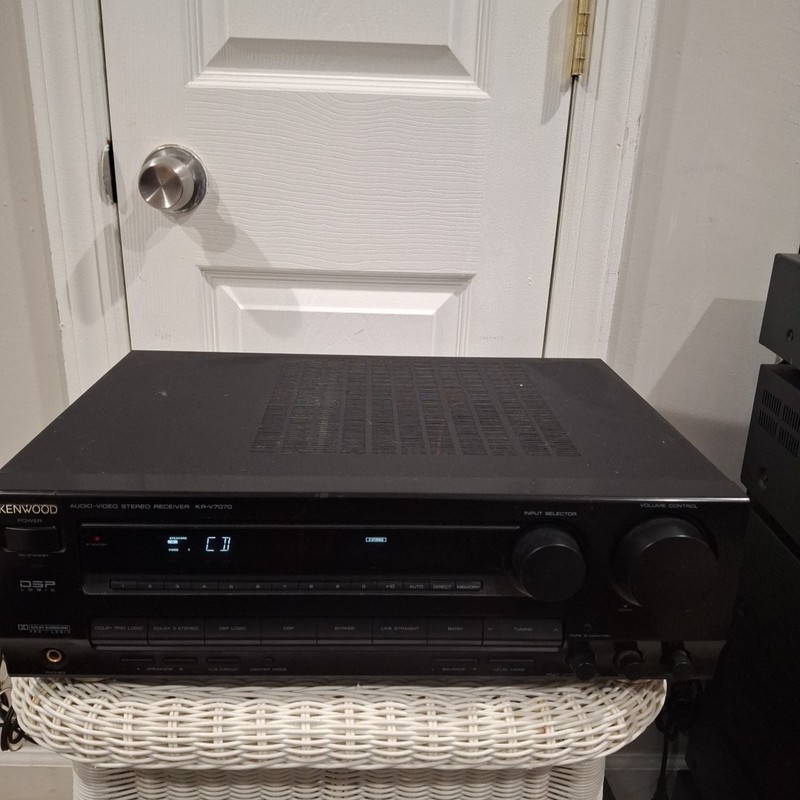 Vintage Kenwood KR-V7070 Stereo Receiver TESTED NO REMOTE gallery