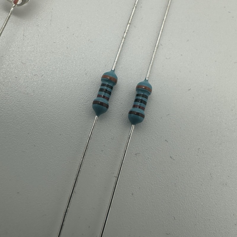 2 Neon Lamp 65-120VAC 1.90 mA, 18 mm Length And Resistors Clock Radio Light Kit gallery