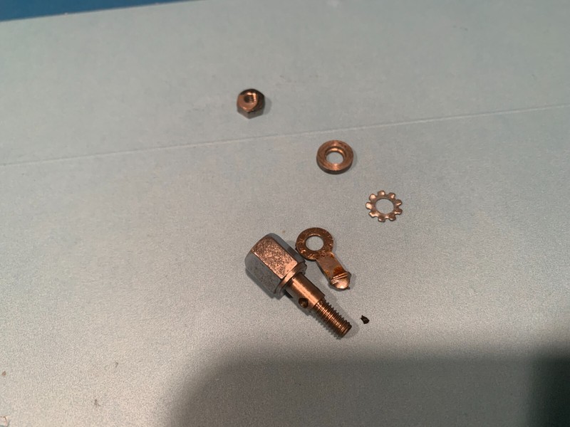 Marantz 2220b Stereo Receiver Parting Out Ground Screw Assembly