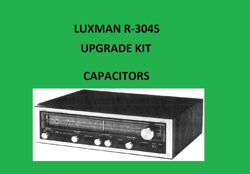 Stereo Receiver LUXMAN R-3045 Repair KIT – all capacitors