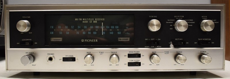 Vintage Pioneer AM/FM Tube Multiplex Receiver SX-800