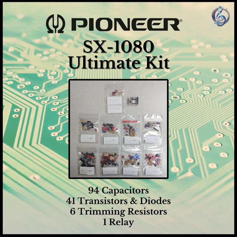Pioneer SX-1080 Receiver Ultimate Upgrade Kit Genuine Parts Restoration gallery