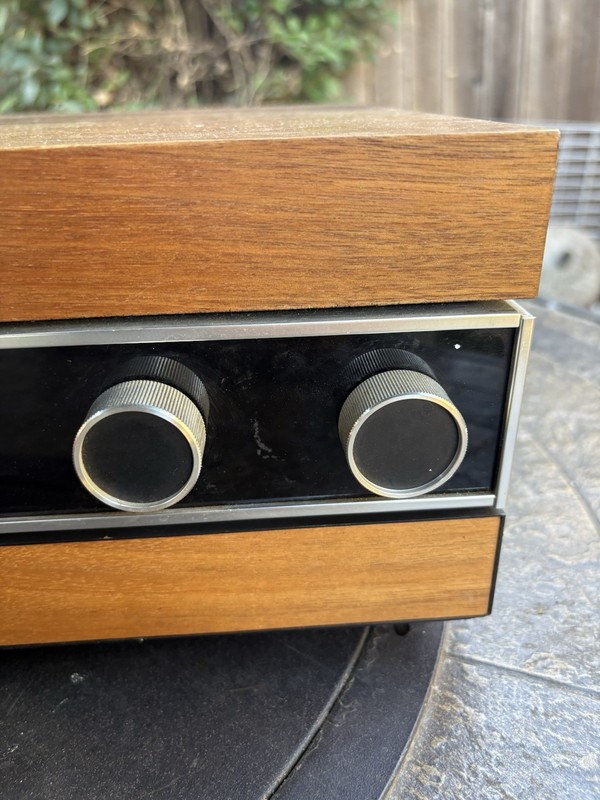 Bose Vintage Stereo Receiver Wood Panel Black Silver For Parts 108787 gallery