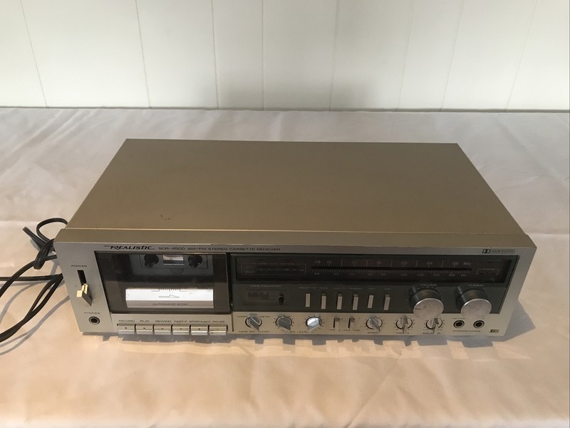 Vintage Realistic SCR-2500 AM/FM Stereo Cassette Receiver Dolby Parts / Repair