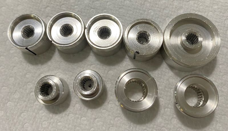 Sansui 2000 Receiver Original Complete Knob Set - OEM Parts with Collars gallery