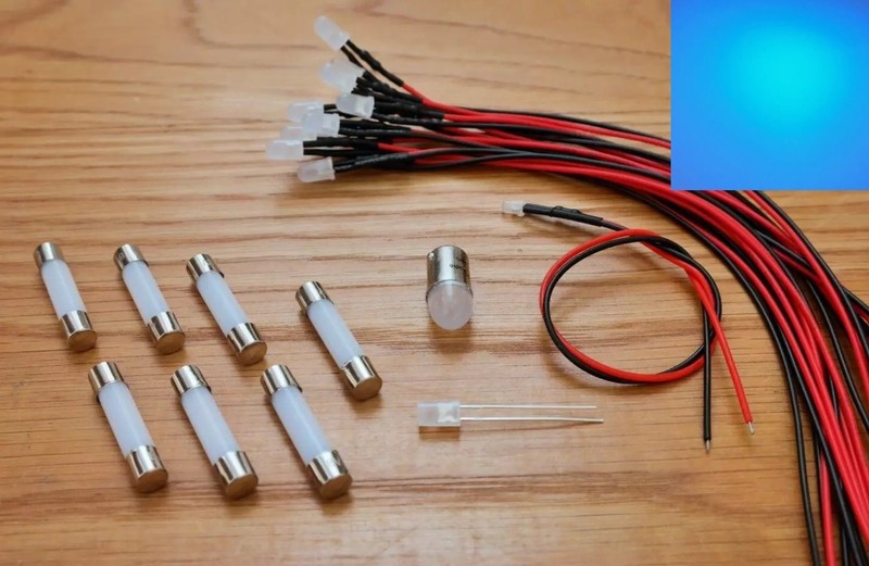Pioneer SX-828 replacement LED lamps kit panel bulb lights upgrade kit set BLUE