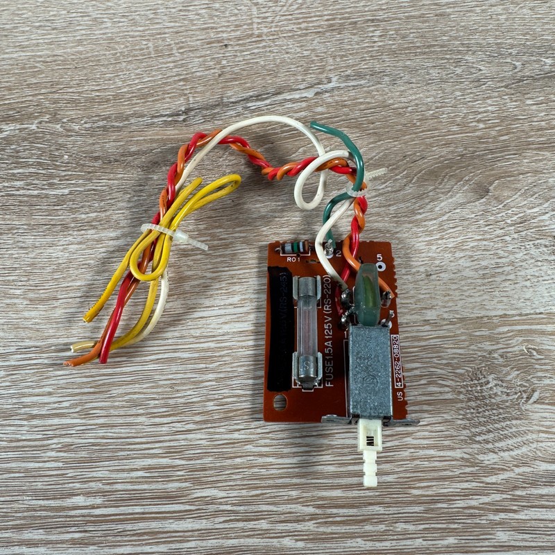 Fisher RS-220 Stereo Receiver Power Switch PCB Board ALPS TV-3