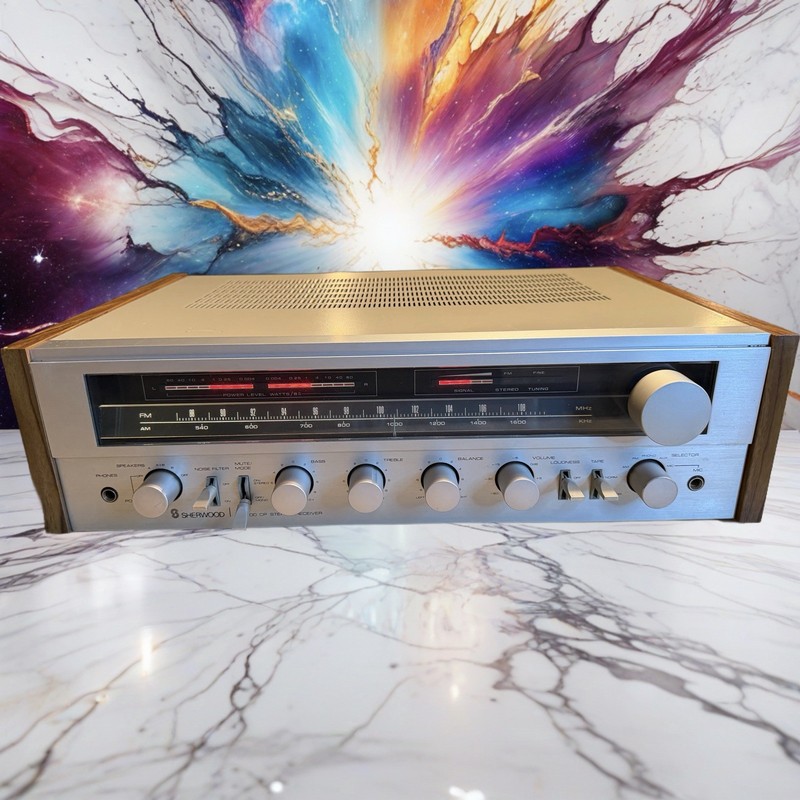 Vintage Sherwood S-8300 CP, 30W AM/FM Stereo Receiver, 1980s. Fresh Service Rare