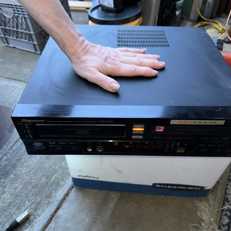PIONEER PDR-W839 3 CD + 1 cd-r cd-rw Player Recorder Changer Stereo As Is! gallery