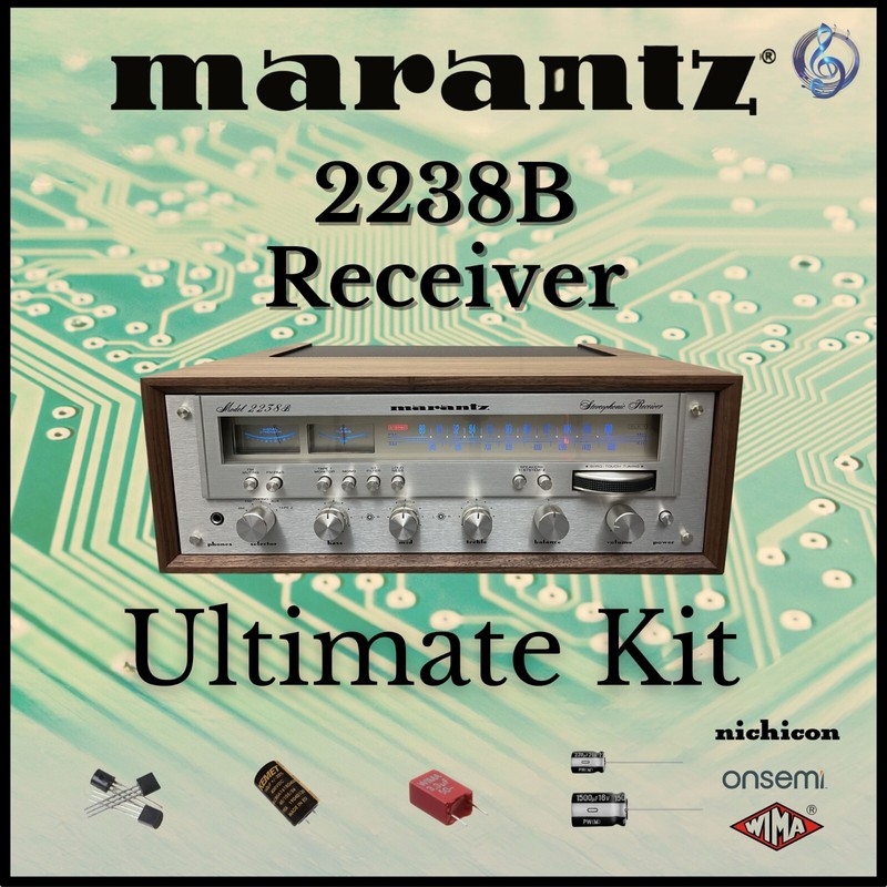 Marantz 2238B Receiver Ultimate Upgrade Kit Genuine Parts Restoration