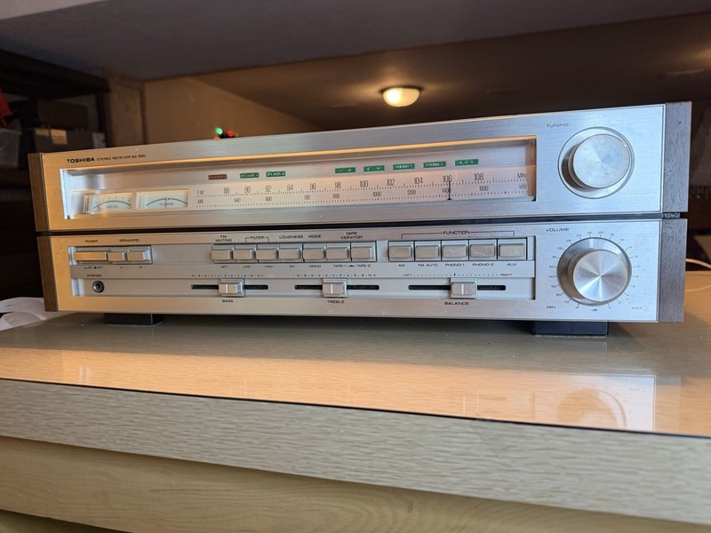 Toshiba Stereo Receiver SA-520 - Made In Japan 1976 - Serviced & Works Great🎶🔥 gallery