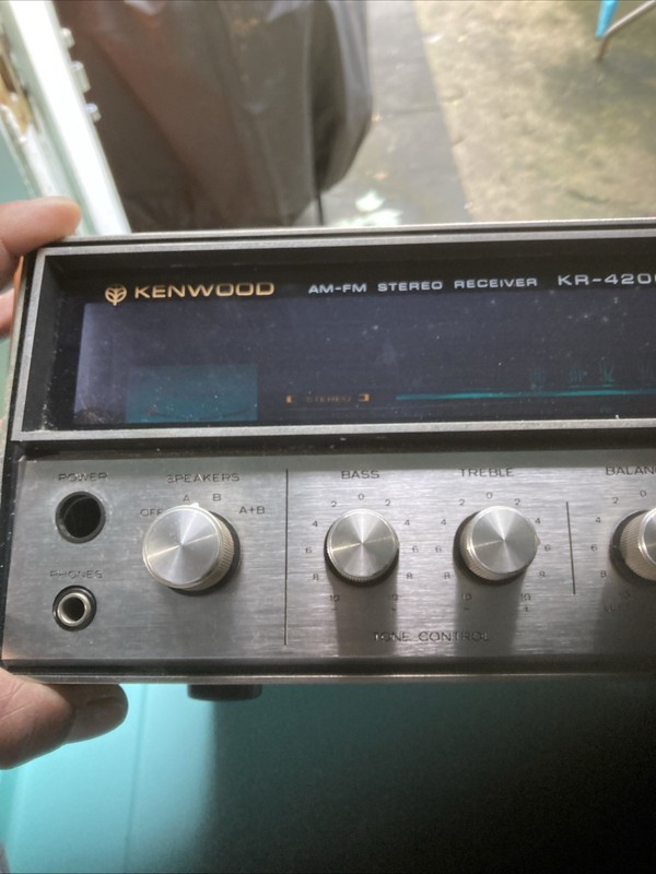 Vintage Kenwood KR-4200 19W AM/FM Stereo Receiver, 1973, Working