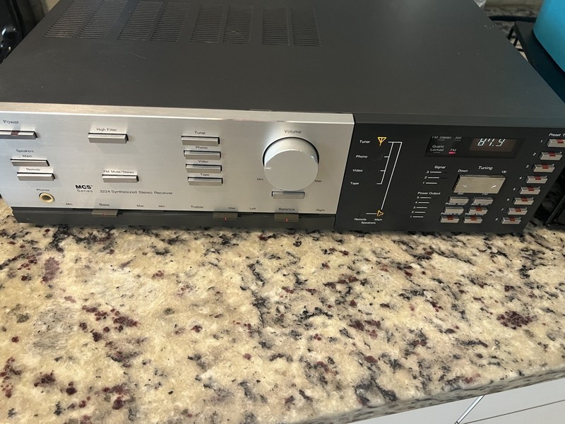 mcs modular component systems stereo receiver 3224