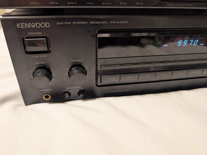 KENWOOD KR-A4040 AM/FM Stereo Receiver & Ge-292 Equalizer Tested Works gallery