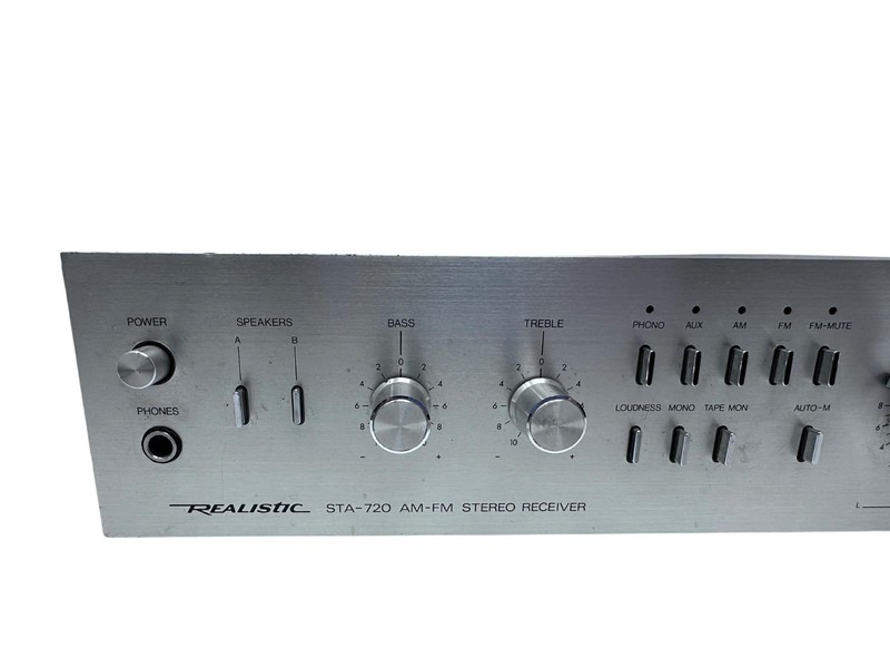 Realistic STA-720 Vintage Stereo Receiver Tested Working Phono Japan gallery