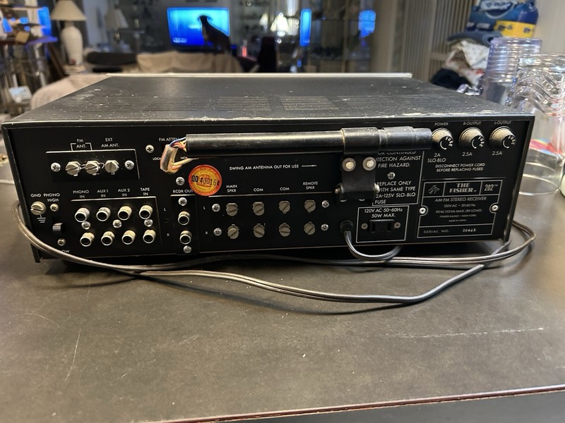 Fisher 202 Stereo Receiver Futura Series Vintage Receiver - Tested - Read Desc gallery