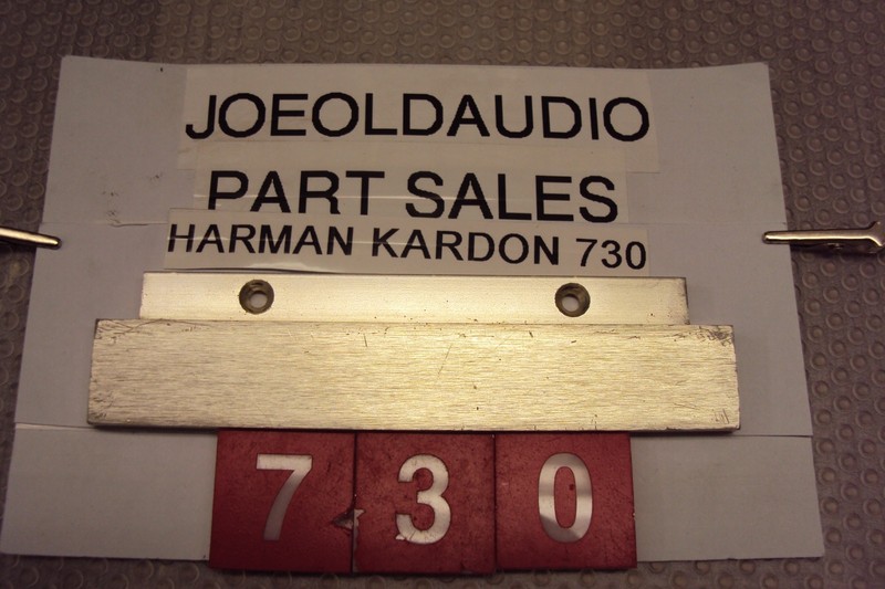 Harman Kardon 730 Silver Side Panel. Fits Left Or Right. Tested. Parting Out 730