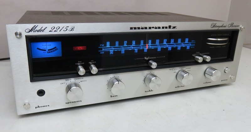 MARANTZ 2215B STEREO RECEIVER FULLY RECAPPED PRO SERVICED + LED’s