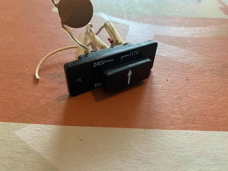 Sansui 661 Stereo Receiver Parting Out Voltage Selector