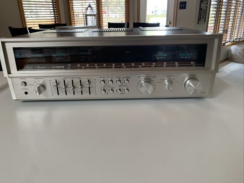 FISHER AM/FM Stereo Receiver RS-2010 Tested Working And Absolutely Beautiful gallery