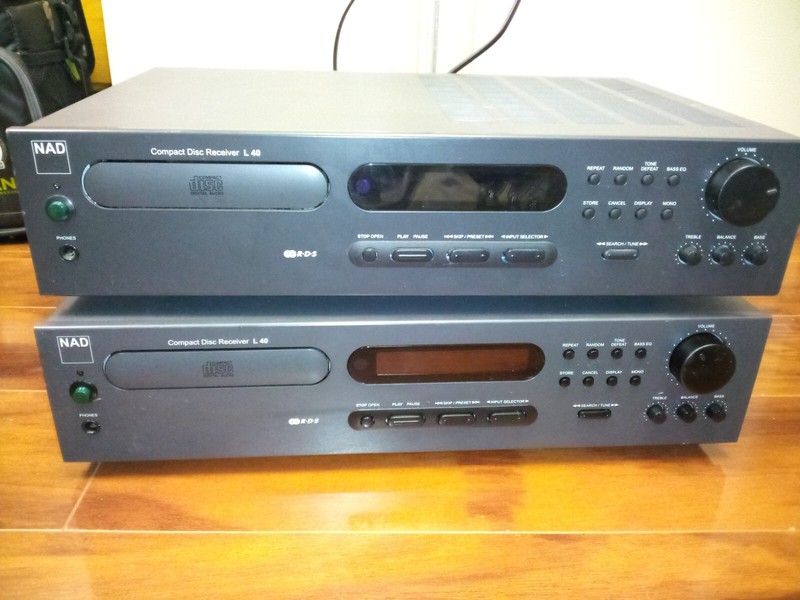 NAD L-40 Compact Disc Stereo 20 WPC W/ Receiver for parts/ repair