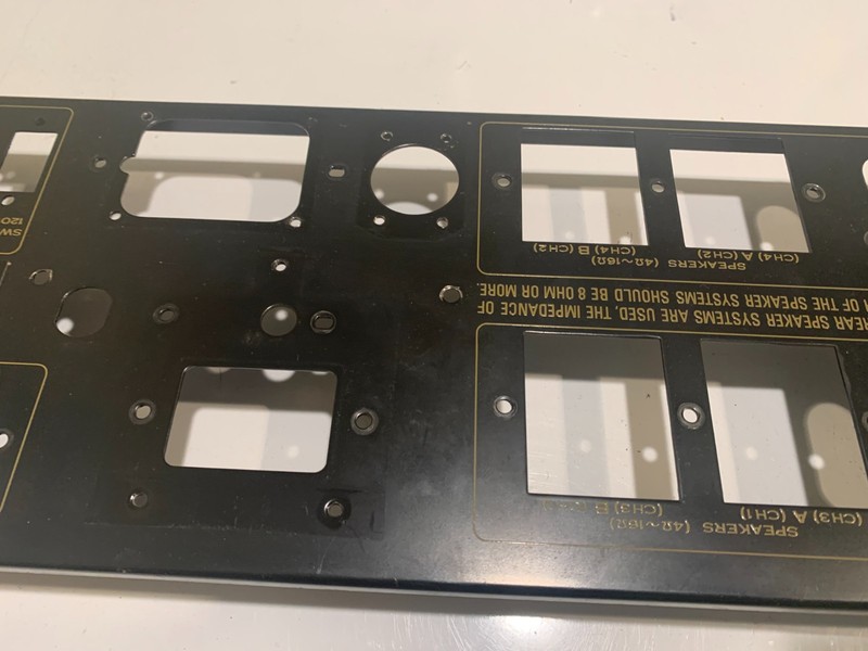 Pioneer QX-949 Stereo / Quad Receiver Parting Out Rear Panel gallery