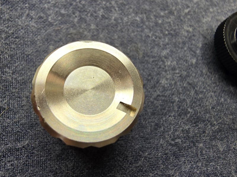 Sansui QR-4500 Receiver Part - Front Bass / Treble Knob w/ Left / Right Dial gallery