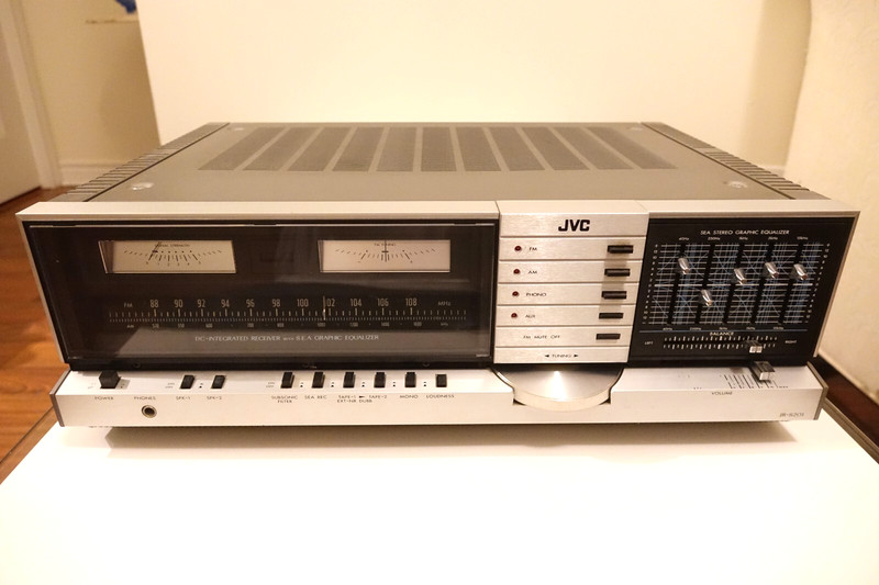 Vintage JVC JR-S201 35W AM/FM Integrated Stereo Receiver 1978 Tested Works Read