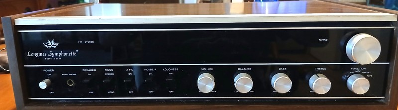 Vintage Longines Symphonette Solid State AM/FM Receiver LMR-2400