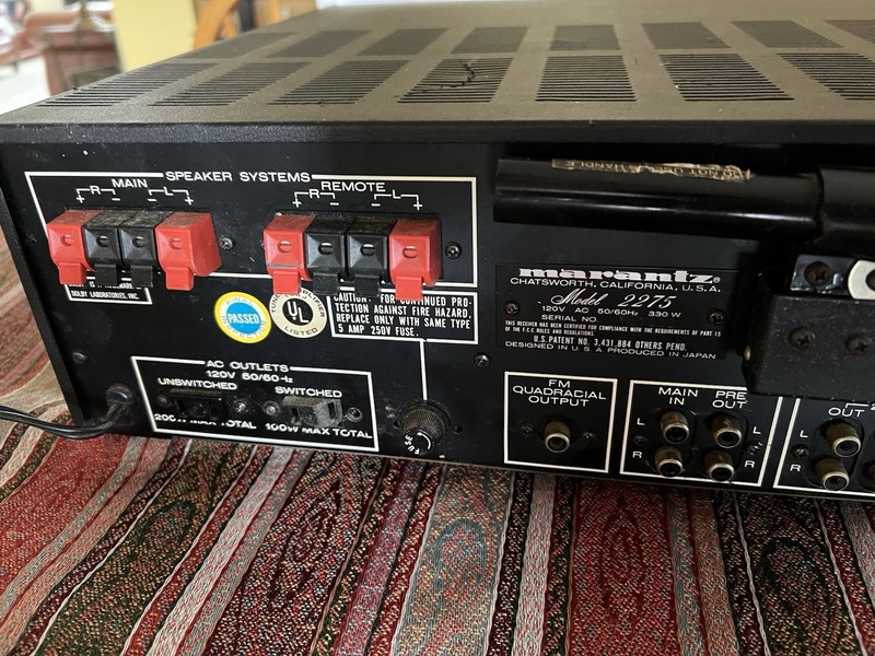 Vintage Marantz Model 2275 Sterophonic Receiver Channel 330 Total Watts gallery