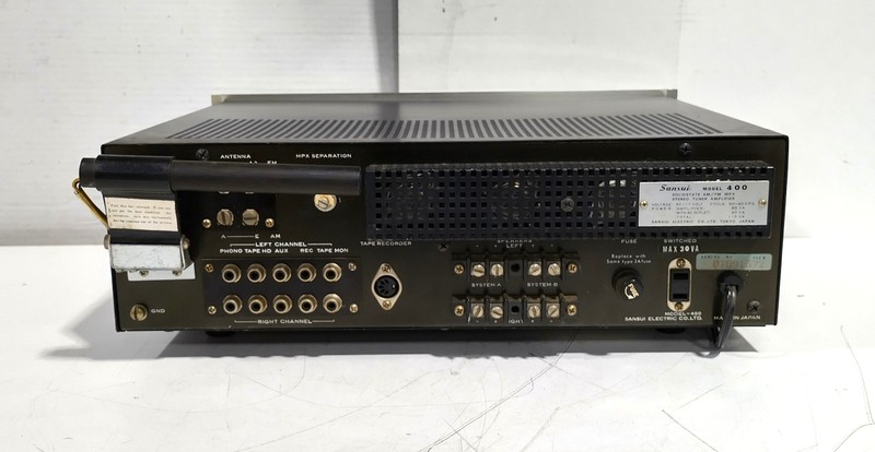 Sansui 400 20W Per Channel 8Ω Vintage Stereophonic Tuner Amplifier - Untested gallery