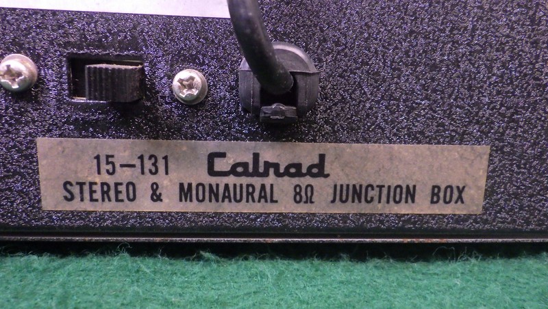 Vintage CalRad 15-131 Stereo & Monaural 8ohm Junction Box 8 Switch gallery