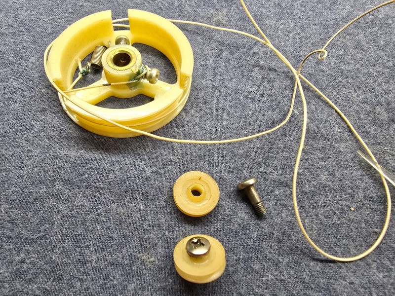 Sansui QR-4500 Receiver Part - Tuning Cord / Needle / Main Pulley Assembly gallery