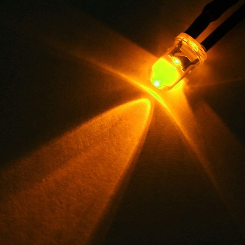 10Pcs Amber Wired 3mm LED Lights for Marantz Sansui Pioneer 6v-12v AC/DC 8v gallery