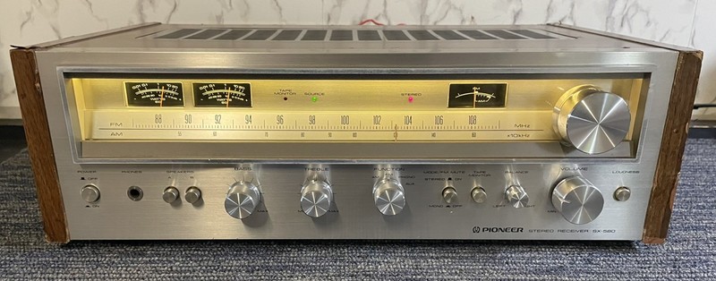 Vintage Pioneer SX-580 Stereo Receiver Cleaned/Tested/Works