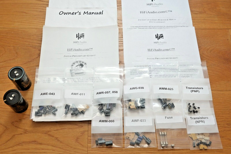 Pioneer SX-737 rebuild restoration recap service kit fix repair capacitor gallery
