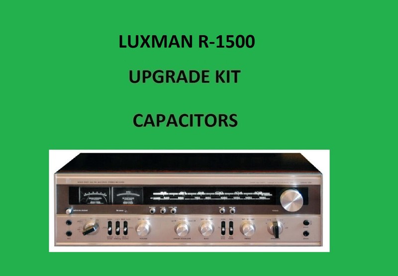 Stereo Receiver LUXMAN R-1500 Repair KIT – all capacitors