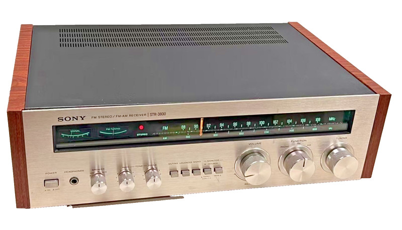 Vintage SONY STR-3800, 25W AM/FM Stereo Receiver, 1976. Pro. Serviced