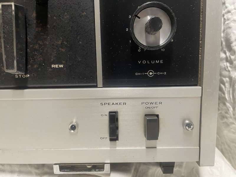 Sony TC 530 Reel to Reel Vintage Not Working For Parts Made in Japan gallery