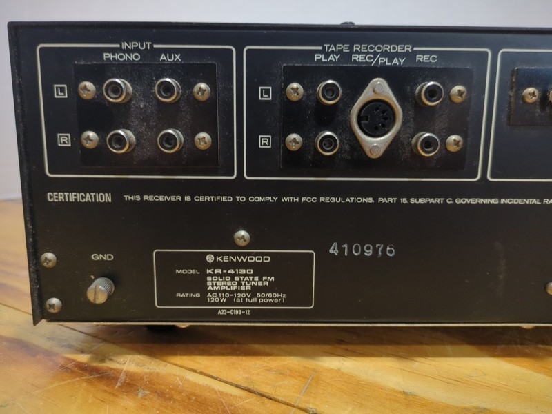 Kenwood KR-4130 Stereo Receiver - Great Condition Tested gallery