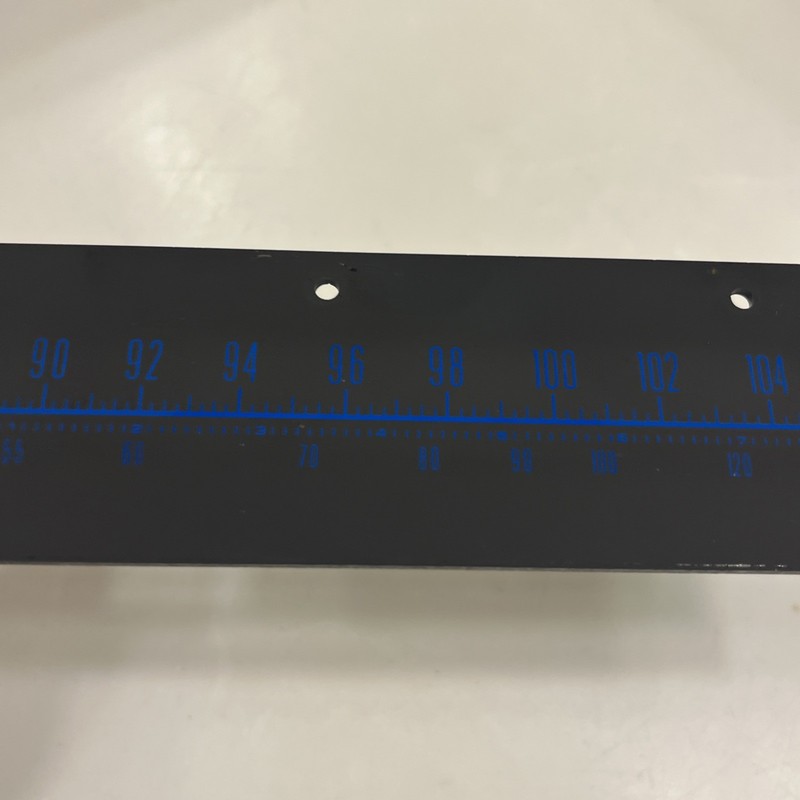 Pioneer SX-424 Tuner Dial Faceplate Replacement gallery