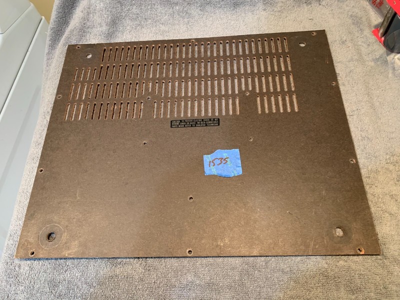 Marantz 1535 Stereo Receiver Parting Out Bottom Panel