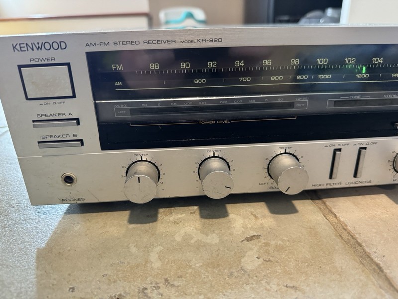 KENWOOD AM-FM STEREO RECEIVER RADIO KR-920 gallery