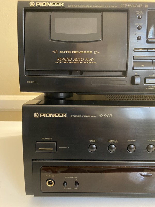 Pioneer SX-203 Stereo Receiver & Deck CT-W404R Tested And Works Great Fast Shipp gallery