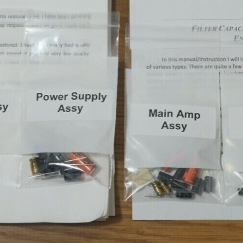 Marantz 2240 2240B Power Supply & Power Amp service kit repair capacitor