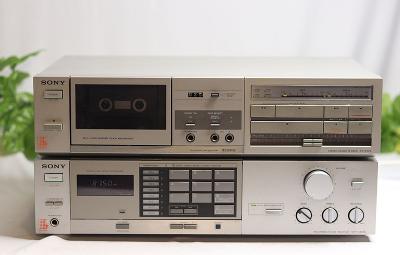 ⭐Sony STR-VX250 FM Stereo/FM-AM Receiver + Sony TC-FX25 Stereo Cassette Deck